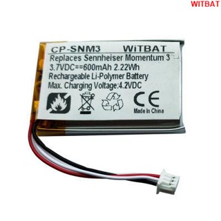 WITBAT適用森海塞爾MOMENTUM True Wireless耳機充電盒電池🎀