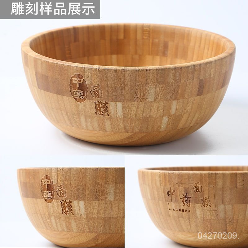 「新品推薦」🔥沙拉碗木質日式ins天然竹木碗沙拉木碗揉麵盆易清洗加厚大號木盆 BPNE