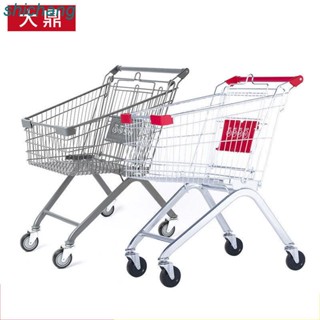 超市購物車商場手推車大潤發家用網紅小型推車大號買菜車兒童可坐哆啦A夢百貨
