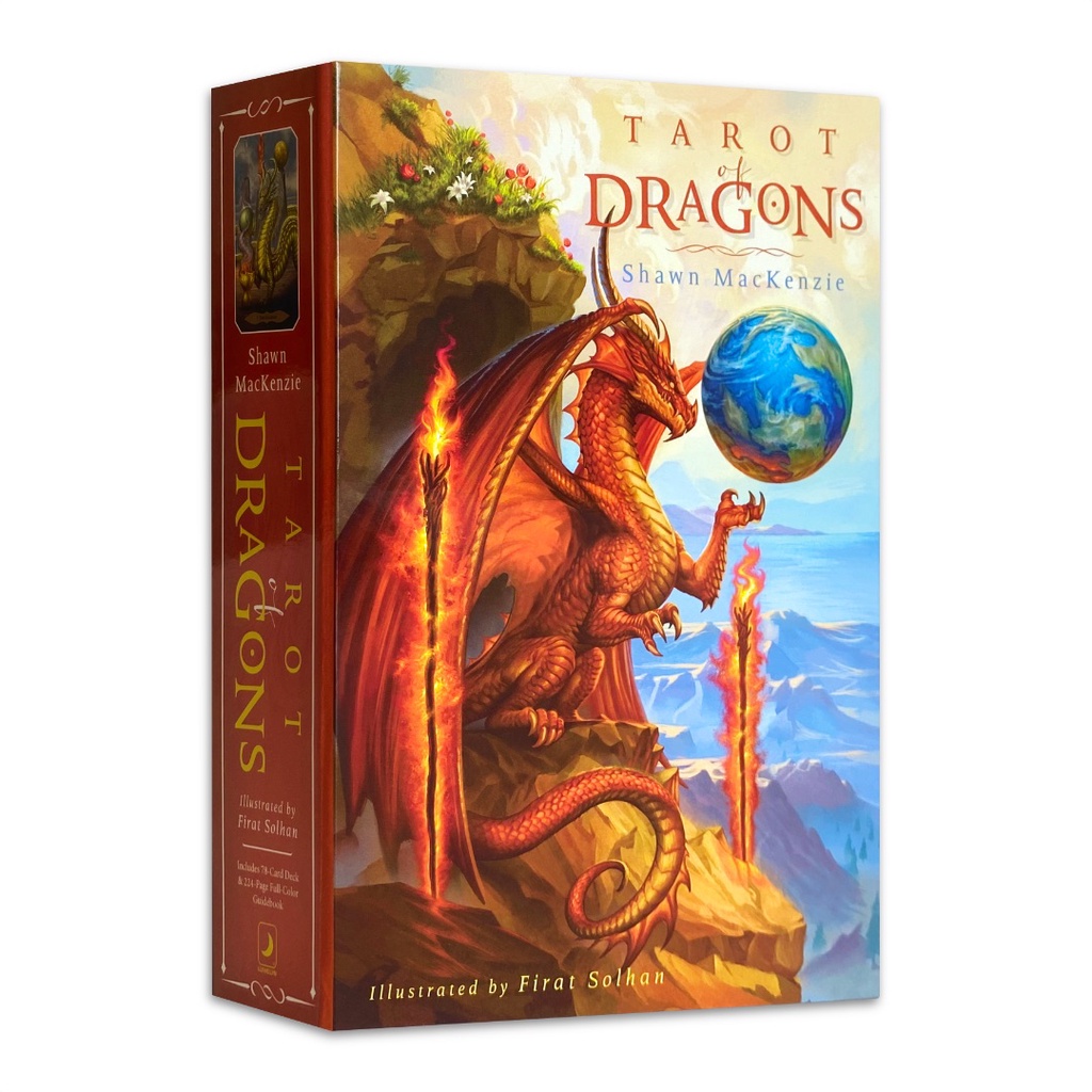 神龍塔羅牌,贈中文翻譯｜Tarot Of Dragons｜78張，神秘領域探索的可靠嚮導，伴領飛翔【左西】