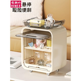 碗筷收納盒 寶寶奶瓶瀝水架防塵帶蓋碗筷輔食工具餐具收納箱水杯櫃置物架