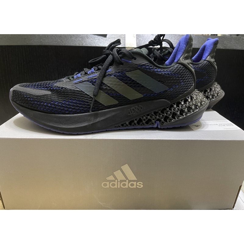 ADIDAS //4DFWD PULSE 男鞋慢跑 4D緩震輕量 黑紫色