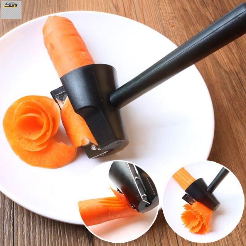 蔬菜卷花😘裝飾工具胡蘿😘蔔雕刻滾削削皮器土豆螺旋切片機廚房小工具水果黃瓜沙拉刀