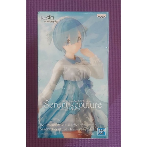 BANPRESTO 景品 雷姆 Serenus Couture vol.2 長盒公仔