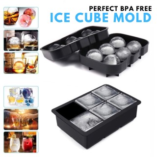 Ice Cube Tray Ice Ball Maker BPA Free Silicone Sphere & Spec