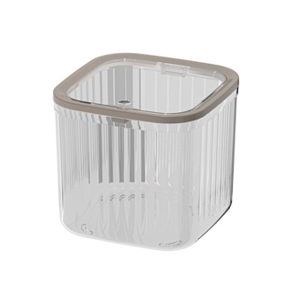 澤子小鋪按壓式迷你桌面垃圾桶 透明高顏值臺面紙簍 家用臥室床頭小垃圾桶