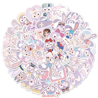 【新品】50張入 星黛露 芭蕾兔 卡通防水貼紙 行李箱貼紙 機車貼紙 筆電貼紙 汽車車貼 塗鴉貼紙 卡通動漫貼紙 滑板貼