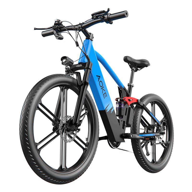 【特價優惠】24寸純助力電動自行車越野山地成人電單車兩輪代步電瓶車