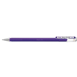 Pentel 飛龍 K110-V 1.0 高彩中性筆-紫 墊腳石購物網