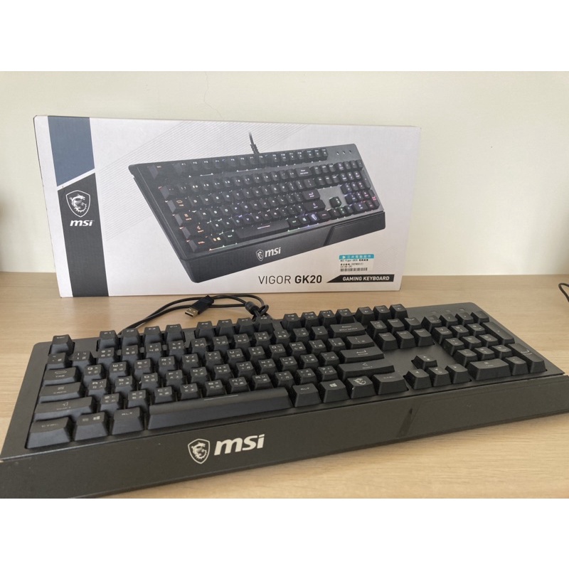 【二手】MSI VIGOR GK20 電競鍵盤