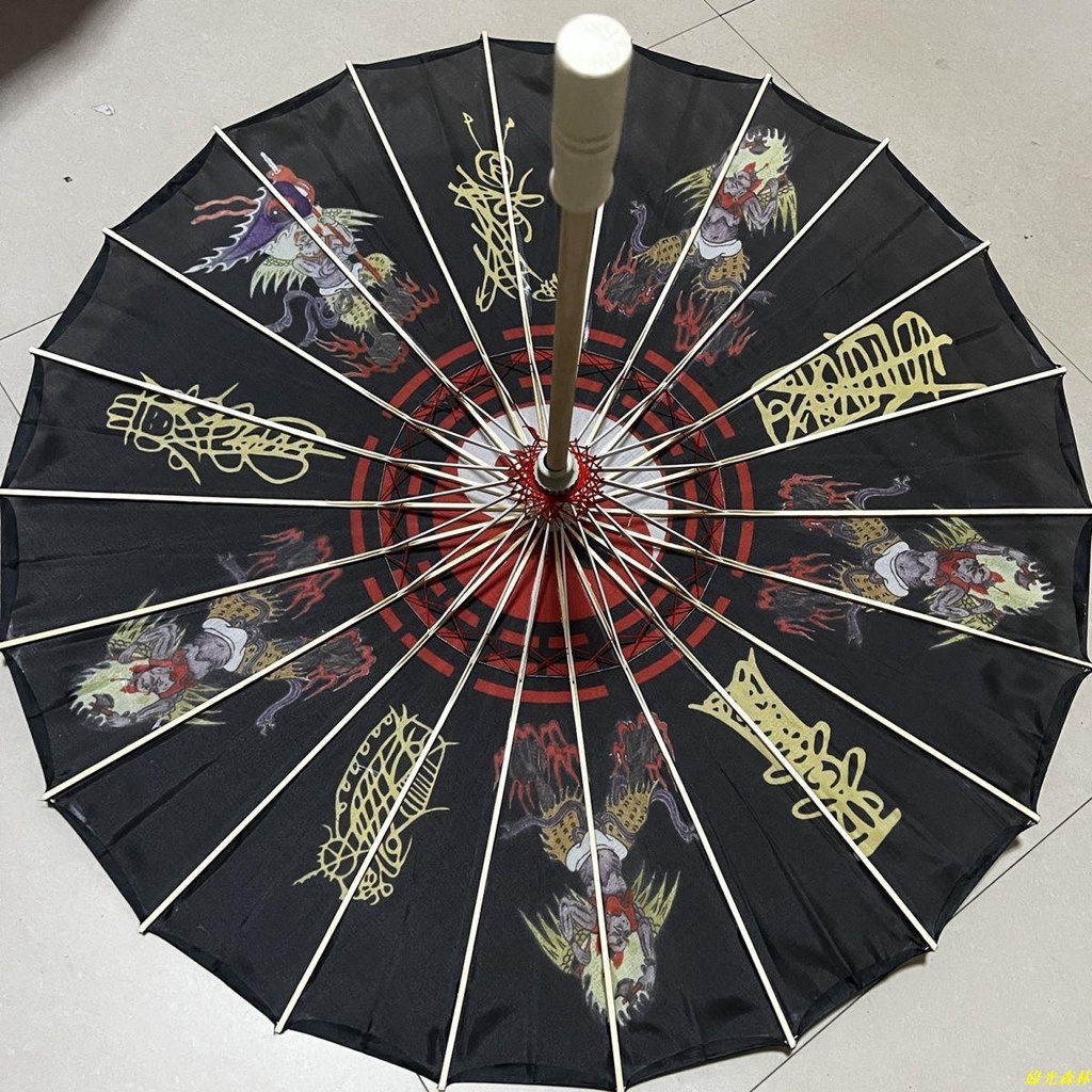 古風長傘❥🔥手工傘太極傘八卦傘工藝傘綢布傘
