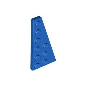 [樂磚庫] LEGO 54383 楔形 平版型 藍色 3x6 4543089