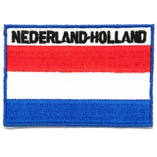 【A-ONE】荷蘭 Flag Patch識別章 熨燙士氣章 電繡燙布貼紙 熨燙胸章 布標 熨斗背膠補丁