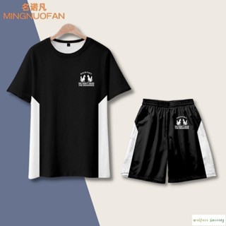 新款🔥排球少年cos動漫周邊短袖稻荷崎高校隊服T恤男女青少年學生痛衣服 大尺碼上衣t cos上衣t恤 短褲套裝