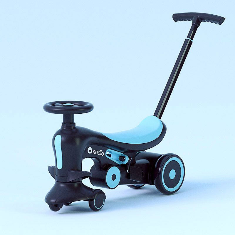 新品nadle納豆兒童扭扭車滑滑車寶寶學步車可推行可滑行可騎行溜溜車限定
