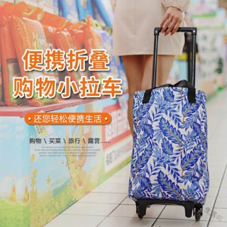 嘉儀出貨 買菜拉車 購物車 老人拉桿車 傢庭菜籃車 小推車 折疊拉車買菜小拉車購物車拉桿輪子包傢用神器超市手拉拖車折疊便