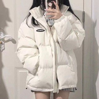 韓國寬鬆麵包外套 oversize 外套 羽絨外套女 鋪棉外套 厚外套 棉服外套 秋冬外套 女生外套 保暖外套 加厚外套