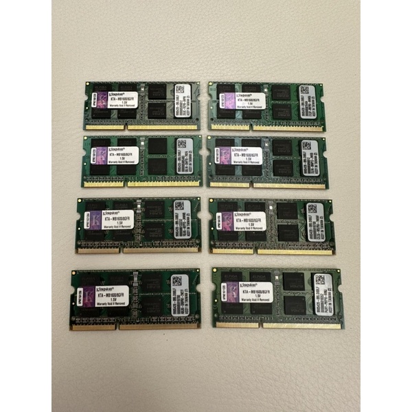 金士頓 8G DDR3 1600 筆電記憶體 原廠終保 KAS-N3C/8G KTA-MB1600/8GGFR