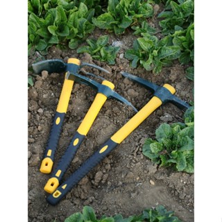 家用小鋤頭 兩用種菜農具 挖筍除草工具戶外小型小巧便攜全鋼加厚 可貨到付款