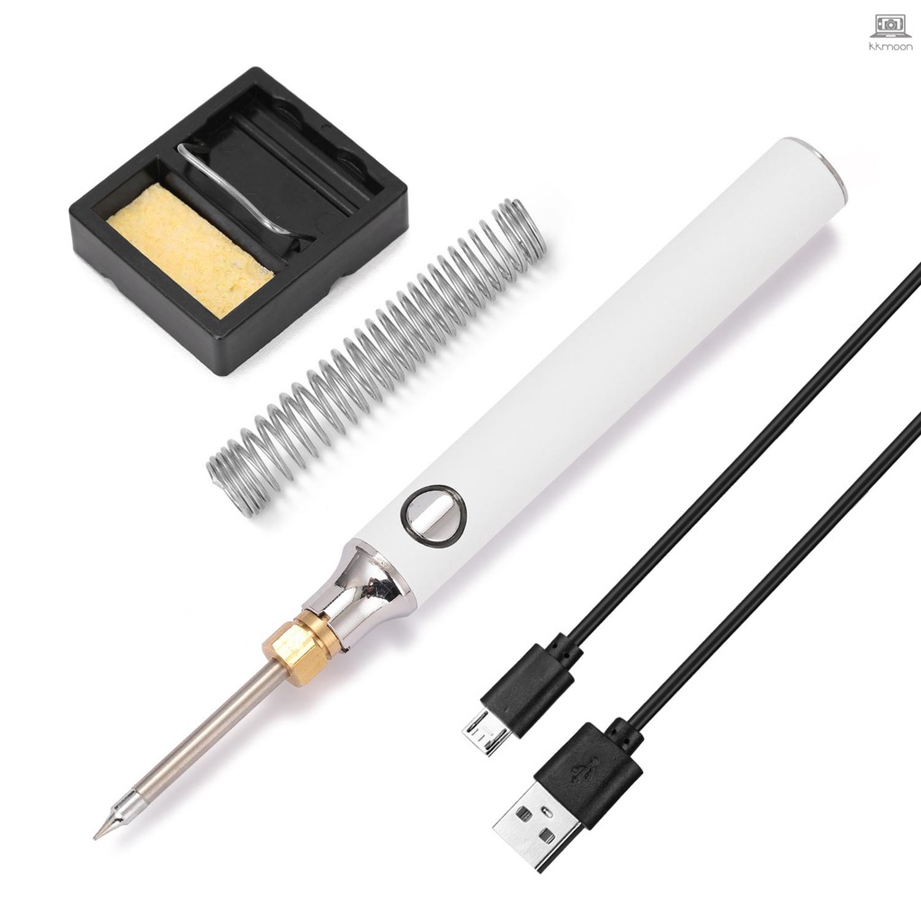 [KMTW] Handskit USB 電源烙鐵 5V 8W 可調溫電烙鐵套件帶焊台焊錫絲