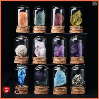 天然水晶礦石標本 桌麵擺件 巖石 原石礦物晶體 收藏品 兒童科普 敎學禮物 礦石標本 石頭標本 原石 稀有礦石標本 礦石