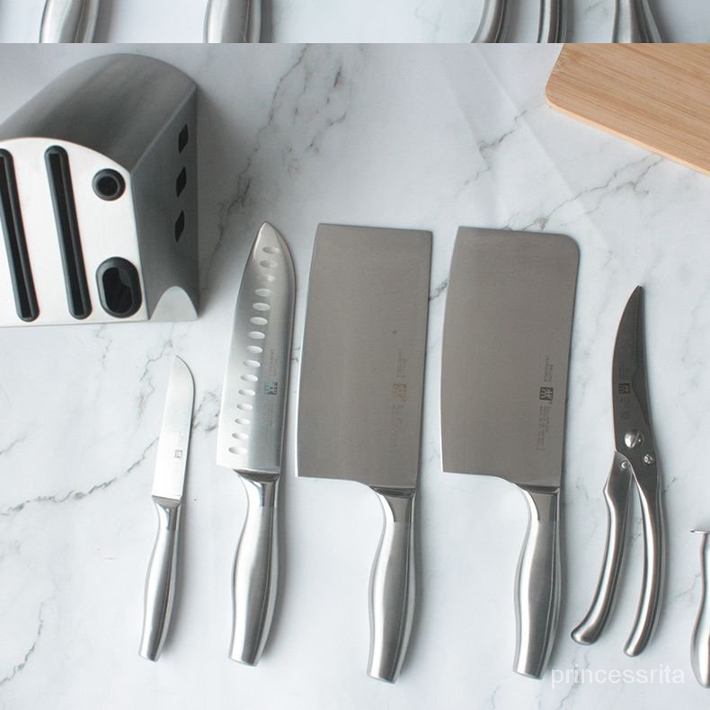 【🔥限時特價🔥】德國雙立人刀具廚具七件全套廚房不銹鋼傢用菜刀多用件套專用組閤 ETJ3
