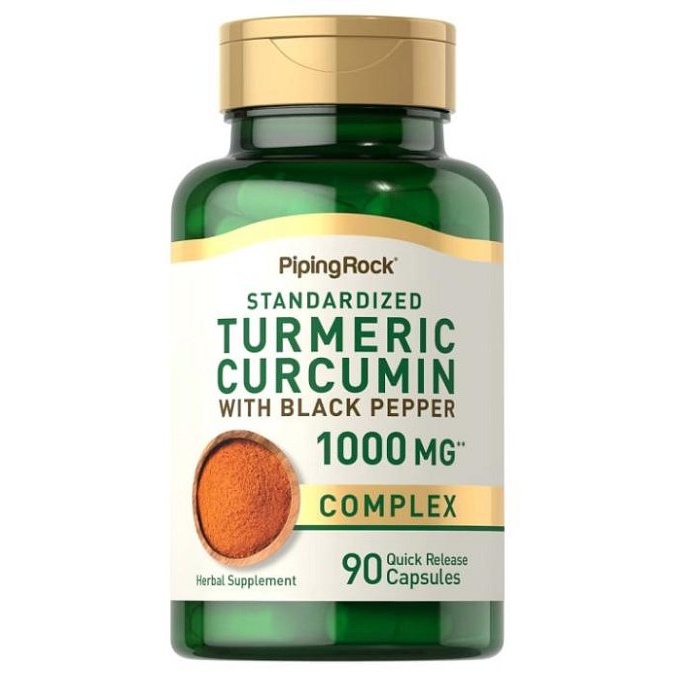 【Piping Rock】免運 95%濃縮薑黃素 turmeric curcumin 1000mg 90粒