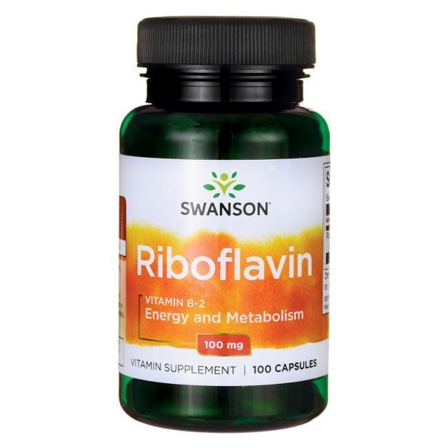 【Swanson】免運 Riboflavin 維他命B2 100mg * 100顆 維生素 B-2