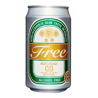 【聊聊領券再折】金牌 free 啤酒風味 飲料 無酒精 330ml（24入) ✨５％蝦幣回饋✨