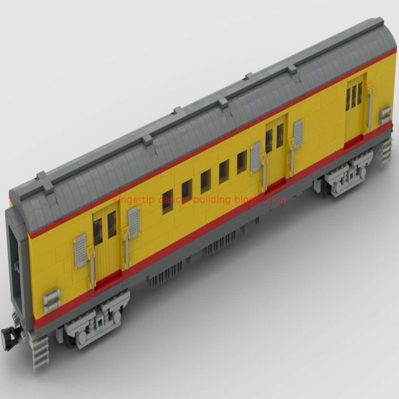 工程車積木 MOC-45185 小顆粒積木火車車廂 國產拼插玩具 1142PCS 兼容樂高
