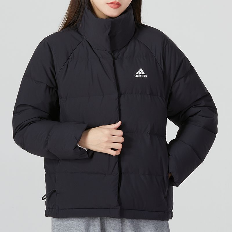 Adidas新品阿迪達斯秋冬女子戶外運動訓練休閑羽絨服外套HG8696限定
