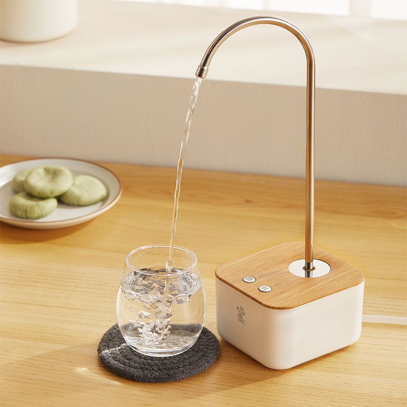 鳴盞MZ-037 USB抽水機 可充電上水器 桶裝水自動上水泵 抽水器 水桶茶壺吸水機