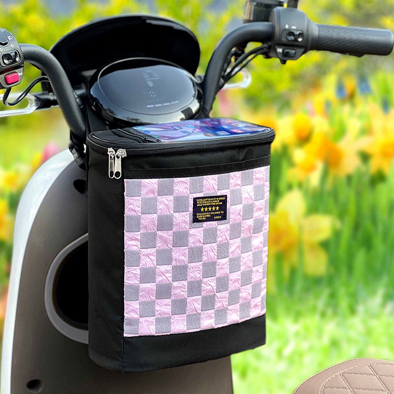 ❤️出行好物❤️電動車掛包大容量防水電瓶車自行車前置掛包雨衣充電器收納前掛包