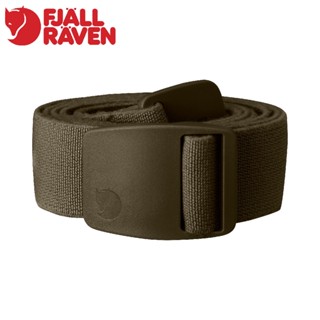 【Fjallraven 小狐狸 Keb Trekking 彈性皮帶《深橄欖》】F77316/腰帶/腰帶環/釦帶/運動腰帶