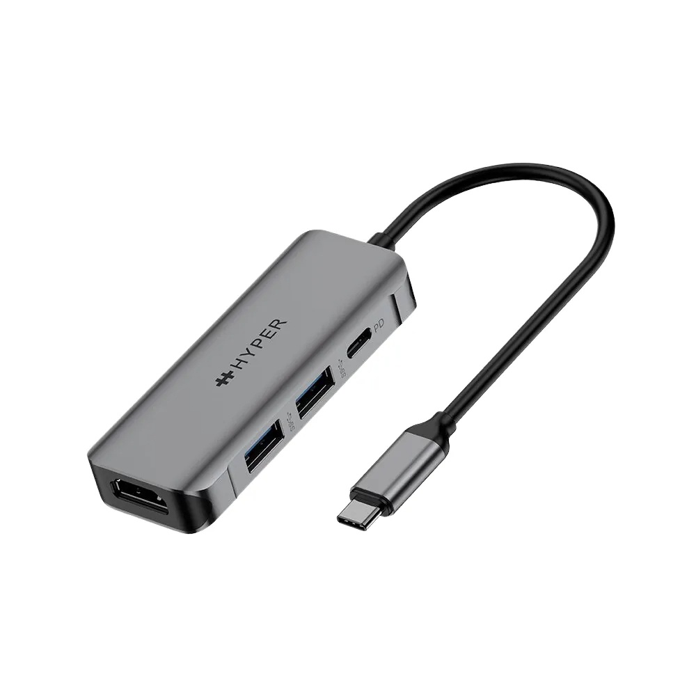 USB-C Hub HyperDrive 4-in-1 連接埠 100W快充 USB 3.1 4K 輸出