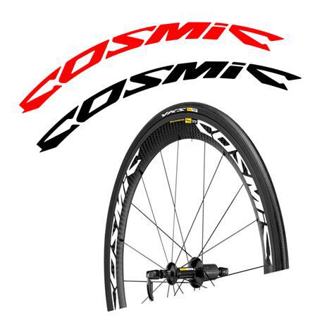 腳踏車 公路車 單車 車貼 拉花 適用於馬威克MAVIC COSMIC公路車碳纖維輪組貼紙