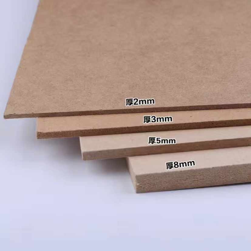 開月福利~高密度板3mm木片薄片家用板材方形超薄地板萬能板硬紙板超硬大張