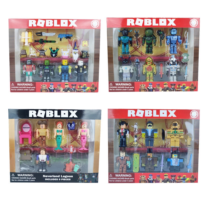 【虛擬世界】roblox 跨境 虛擬世界 Roblox積木公仔拼裝虛擬世界游戲周邊手辦人偶擺件