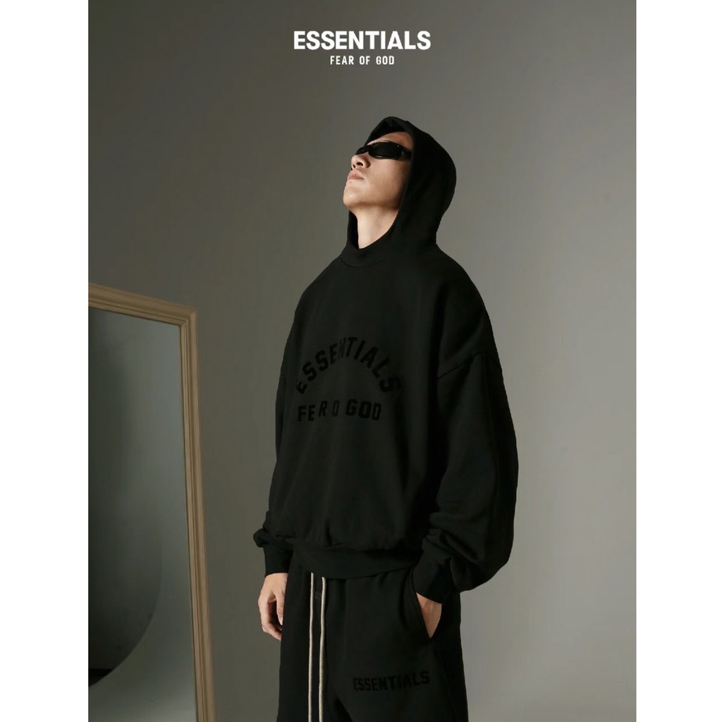 𝐌𝐫.𝐏𝐚𝐧𝐠𝐤𝐚©FOG Essentials The Black Collection 黑魂 帽T 連帽衛衣 ESS
