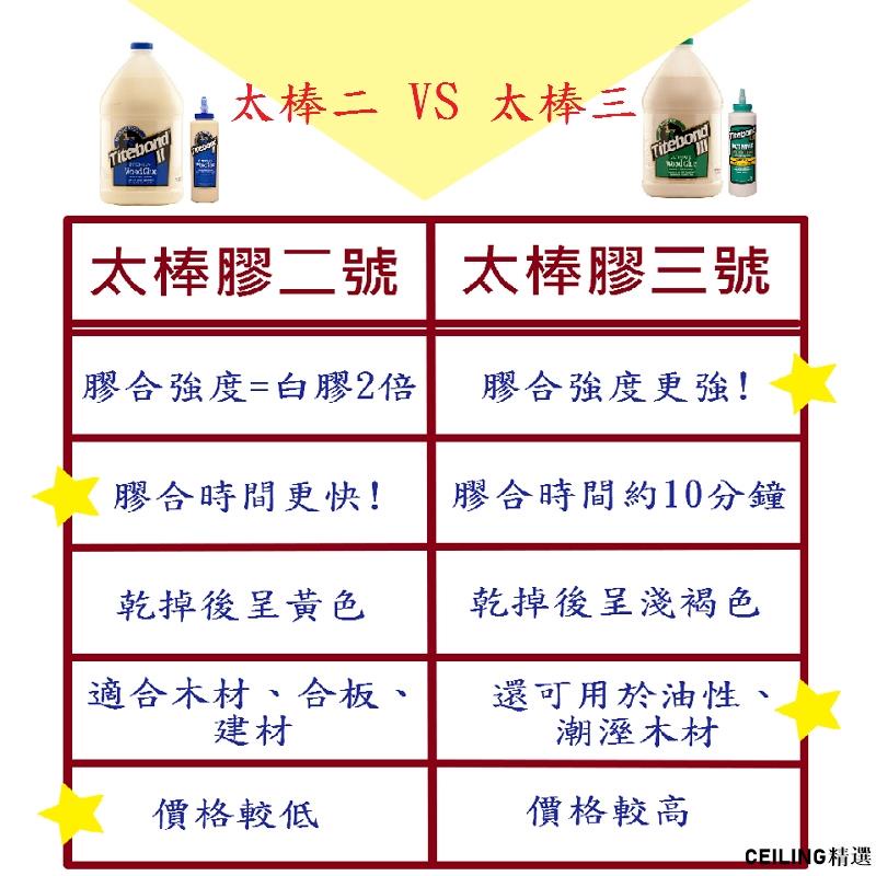 【店長推薦】太棒膠100ml200ml分裝瓶 太棒膠2 太棒膠3 Titebond 防水木工膠 萬用膠 拼板