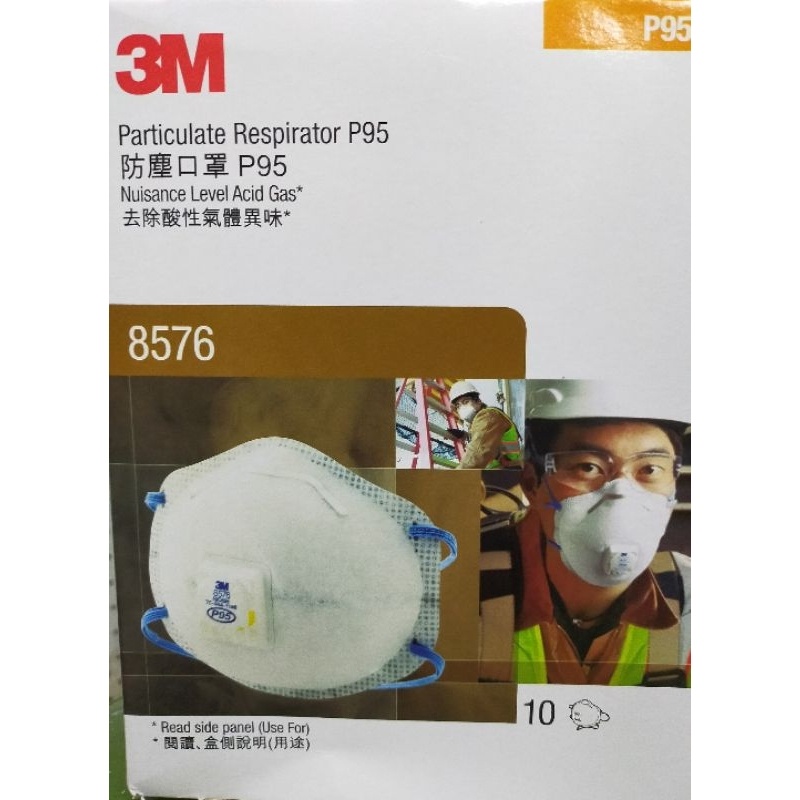 ☀️☀️ 3M P95 8576 口罩 (1盒10入)⭐果斷