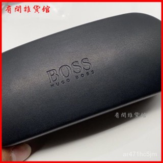 可開發票BOSS 全新正品眼鏡盒 外真皮內絨 新款高階防摔 眼鏡盒 太陽眼鏡盒 眼鏡收納 眼鏡收納盒 眼鏡袋