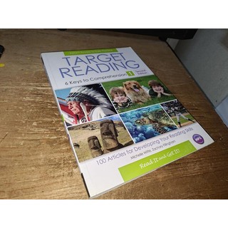 TARGET READING 1 (2/e) 含光碟 9789863180692 有劃記 6D 二手書