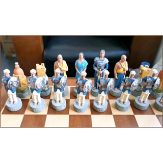 國際象棋立體大號人偶兒童父親朋友西洋卡通比賽擺件象棋帶棋盤櫻桃小丸子精品店