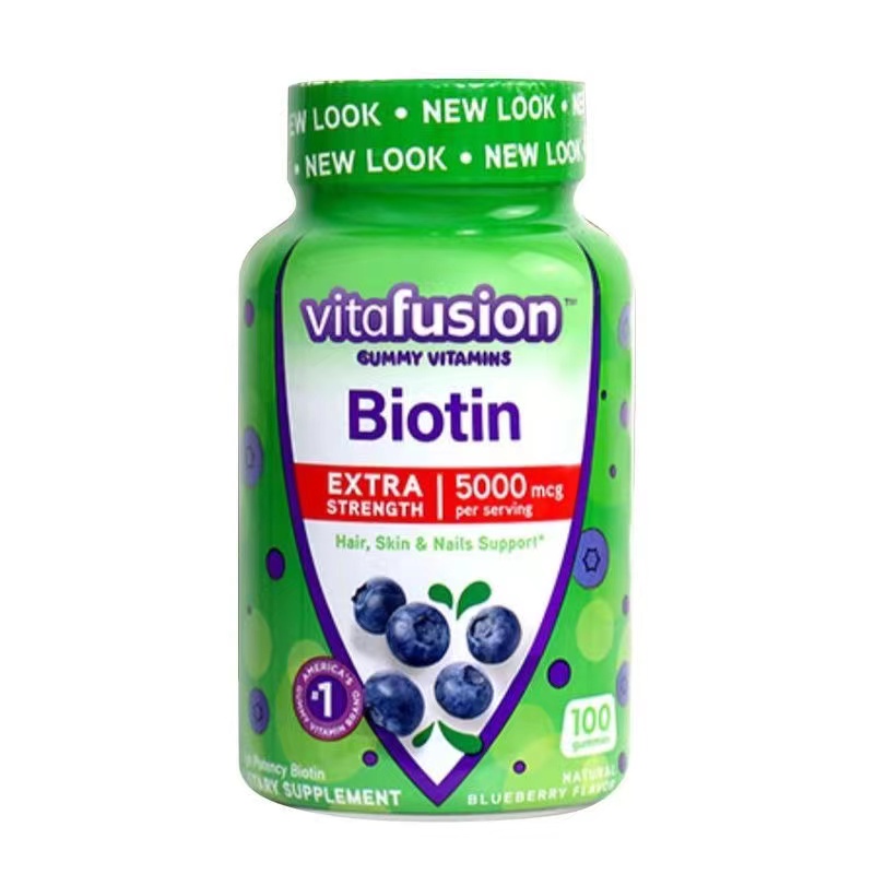 美國 vitafusion biotin 生物素 100粒 效期至12月
