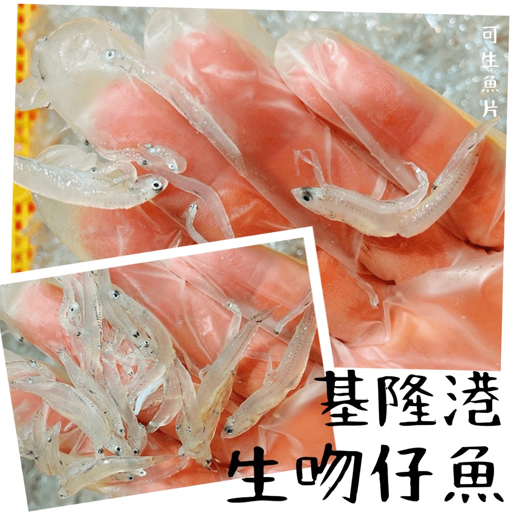 【潮鮮世代】基隆港生吻仔魚⭕️可生魚片