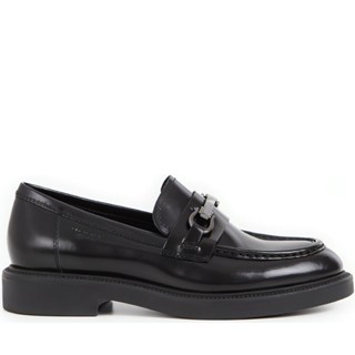 VAGABOND ALEX W 金屬裝飾皮革懶人樂福鞋 女士黑色 ALEX W LOAFERS WOMENS