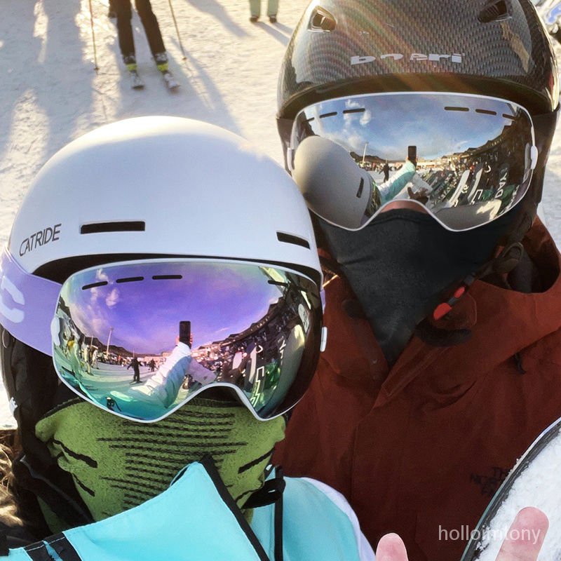 【限時特價💥】防霧滑雪眼鏡成人兒童男女登山滑雪護目鏡滑雪鏡可卡近視滑雪裝備 5MBM