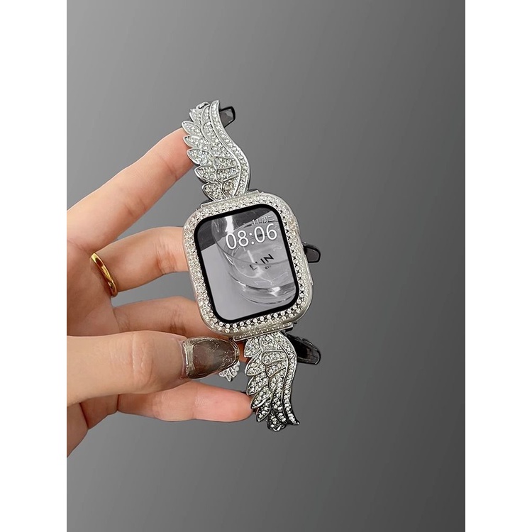[爆款推薦]適用iwatch8錶帶蘋果手錶7腕帶金屬6不銹鋼apple watch5/4高級