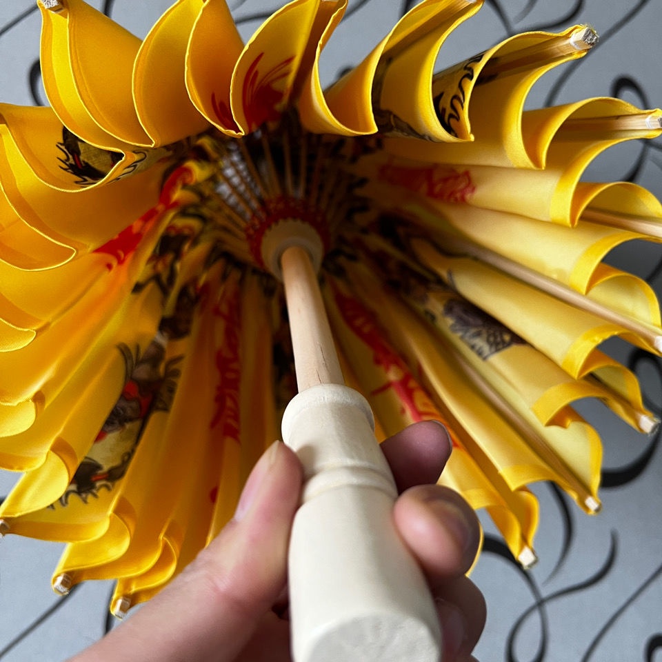 手工傘道教用品 太極八卦傘傘面直徑約85厘米 佛教傘遮陽傘折疊